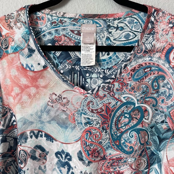 Chico’s Drop-Shoulder Tunic - Picture 4 of 7